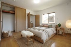 家具はイメージです。全居室収納付き＾＾お荷物の多い方も安心です＾＾寝室、子供部屋、作業部屋、、など様々な用途に分けてお使いいただけます＾＾