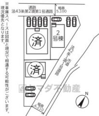 2号棟。カースペース3台分あり＾＾