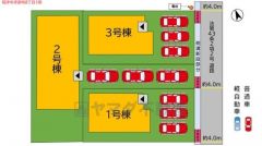 1号棟。カースペース3台分あり＾＾