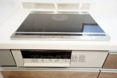 汚れてもサッとふける、お手入れのしやすいIHクッキングヒーター。オール電化なので経済的です。