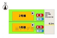 1号棟。カースペース2台分あり＾＾