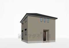 完成予想図。外壁に特殊なコーティングを使用しており、 雨が汚れを洗い流し、日常の汚れからも住まいをしっかり守ります。