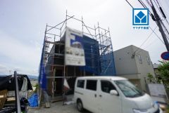3号地。現地（2026年8月10日）撮影。南向き、陽当たり、風通し良好＾＾収納大充実の間取り＾＾