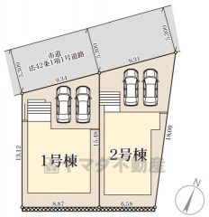 1号棟。カースペース並列2台分あり＾＾