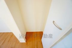 まとめ買いしてもこの収納量なら心配要らずのパントリー。調理家電や食品のストックをすっきりまとめられ、キッチン周りを広々使えます。