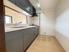 対面式キッチンなのでリビングにいるご家族とコミュニケーションを取りながら洗い物や、お料理が楽しめそうですね＾＾