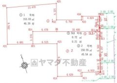 2号地。建築条件無しなので、思いのままの家作りができます。