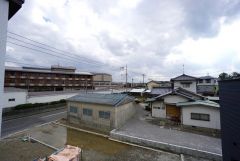 2階バルコニーからの眺望です。前面に遮るものがなく景色を一望できます。