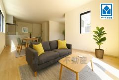 家具はイメージです。断熱性能の窓ガラスを採用。省エネ、光熱費カットにも貢献します。夏は涼しく、冬は暖かく快適に過ごせますよ＾＾