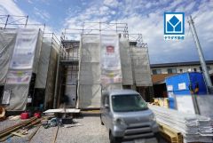 現地（2026年7月29日）撮影。2号棟。ゆとりある4LDK＾＾2階に洋室が4部屋あるのでお子様が成長しても安心ですね＾＾