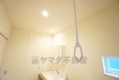 室内物干しがあるので、洗濯物を干すときに重宝しますね＾＾