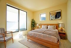 家具はイメージです。ご夫婦お二人のプライベートシーンを演出する寝室は、大容量のウォークインクローゼット付き。