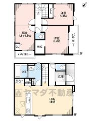 全室2面採光、風の通る気持ちの良い家。