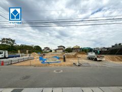 現地（2026年4月13日）撮影。 全9区画の新築戸建が新登場です＾＾ JR＆西鉄バスのダブルアクセス可能＾＾