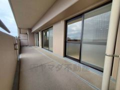 陽当たりの良いバルコニーです。お洗濯やお布団干しはもちろん、日光浴スペースにも。