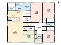 4LDK＾＾全居室収納スペース付きの充実した間取り＾＾