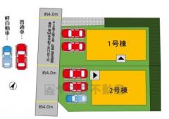 1号棟。カースペース2台分あり＾＾