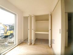 ＬＤＫに隣接する和室です。様々な使用用途で活躍しそうです。