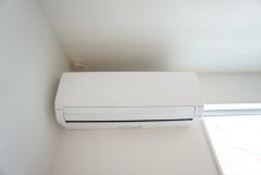 リビングにエアコン設置済み。