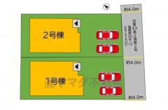 1号棟。カースペース2台分あり＾＾