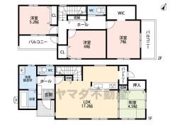 全室南向きで陽当たり良好。バルコニーは2か所有るので用途別に使い分けが出来ます。