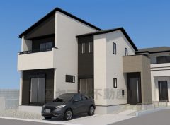 シンプルでいつまでも飽きのこないデザインが周囲の環境に調和し、どんなご家族にもフィットするデザインです。