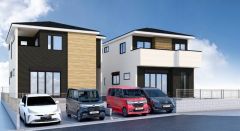 統一された建物外観はもちろん、前面道路に対して屋根方向を合わせることで統一感を作り出し、街並みとしての資産価値を高めます^^