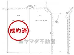 全体区画図。2号地成約済み。