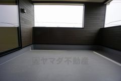 雨に濡れにくいインナーバルコニーは家事を助けてくれること間違いなし。