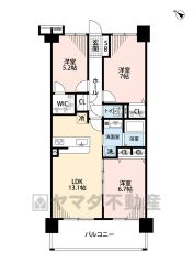 風通しの良い高層階。ちょっと窓を開けたら涼しい風が入ってきます。