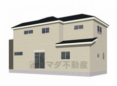 完成予想図。外壁に特殊なコーティングを使用しており、 雨が汚れを洗い流し、日常の汚れからも住まいをしっかり守ります。