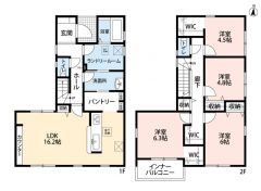 4LDK^^全居室収納スペース付きの充実した間取り＾＾