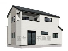完成予想図。10年間の瑕疵保証が付いた安心の新築戸建。最新の設備で気持ちの良い新生活を送りませんか。