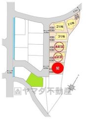 3号地。カースペース2台分あり＾＾4.5.6号地成約済み。
