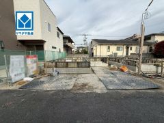 現地（2026年4月6日）撮影。福間駅徒歩4分、小学校も徒歩9分と毎日の通勤・通学・買い物がしやすく、快適に過ごせます。