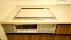 汚れてもサッとふける、お手入れのしやすいIHクッキングヒーター。オール電化なので経済的です。