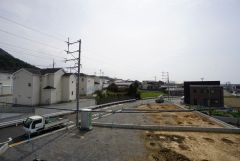 2階バルコニーからの眺望です。前面に遮るものがなく景色を一望できます。