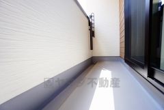 雨に濡れにくいインナーバルコニーは家事を助けてくれること間違いなし。