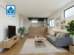 家具はイメージです。将来にわたって住みやすくプランニングを重ねて設計された間取で日々の生活をしやすい動線を考えた居住空間を創り上げております＾＾