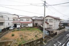 2階バルコニーからの眺望です。前面に遮るものがなく景色を一望できます。