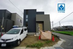 現地（2026年9月8日）撮影。1号地。西面2.00帖、北面7.18帖の広々とした2面バルコニー付き＾＾在宅ワークも可能なワークスペースのあるお家＾＾