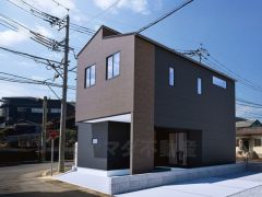 完成予想図。外壁に特殊なコーティングを使用しており、 雨が汚れを洗い流し、日常の汚れからも住まいをしっかり守ります。