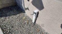 お車の洗車や外壁のお掃除をする際に便利な外水栓。