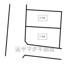 2号棟。1号棟成約済み。前面道路6ｍ以上と広々＾＾