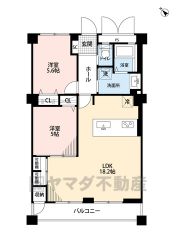 南西向きのリビングは18.2帖のひろびろとした空間です。居心地良く、ご家族皆がゆったり寛げる憩いの空間となりそうです。各居室収納付き＾＾