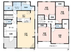 ゆとりある4LDK＾＾全居室収納スペース付きの充実した間取り＾＾