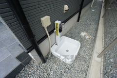 外水栓があれば洗車やガーデニングに重宝しますよ＾＾