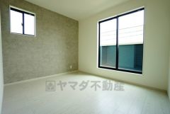 アクセントクロスがオシャレですね。インテリアでどんな部屋にするのか考えるのも楽しみです。