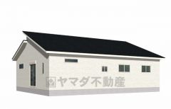 完成予想図。外壁に特殊なコーティングを使用しており、 雨が汚れを洗い流し、日常の汚れからも住まいをしっかり守ります。