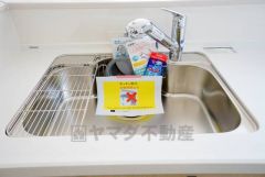 広々とした凸型シンクに洗剤ポケットを標準装備。大きなお鍋など洗いやすいです。